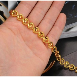 Hochwertiges, 18 Karat Vergoldetes Damen-Sweetheart-Armband