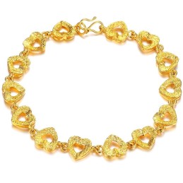 Weltweit Bekanntes, 18 Karat Vergoldetes Armband Für Damen