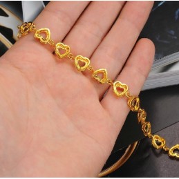 Weltweit Bekanntes, 18 Karat Vergoldetes Armband Für Damen