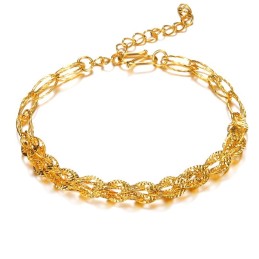 Qualität Und Quantität Garantiert, 18 Karat Vergoldetes Damenarmband