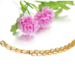 Qualität Und Quantität Garantiert, 18 Karat Vergoldetes Damenarmband