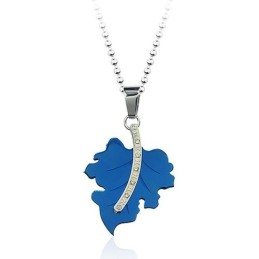 Exquisiter Titan-Anhänger In Ahornblattform Für Herren – Inklusive Kette