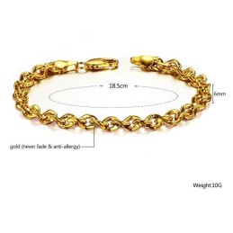 Langlebiges Damenarmband Mit 18 Karat Vergoldung