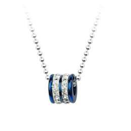 Modischer Ringförmiger Titan-Anhänger Für Herren – Kostenlose Kette