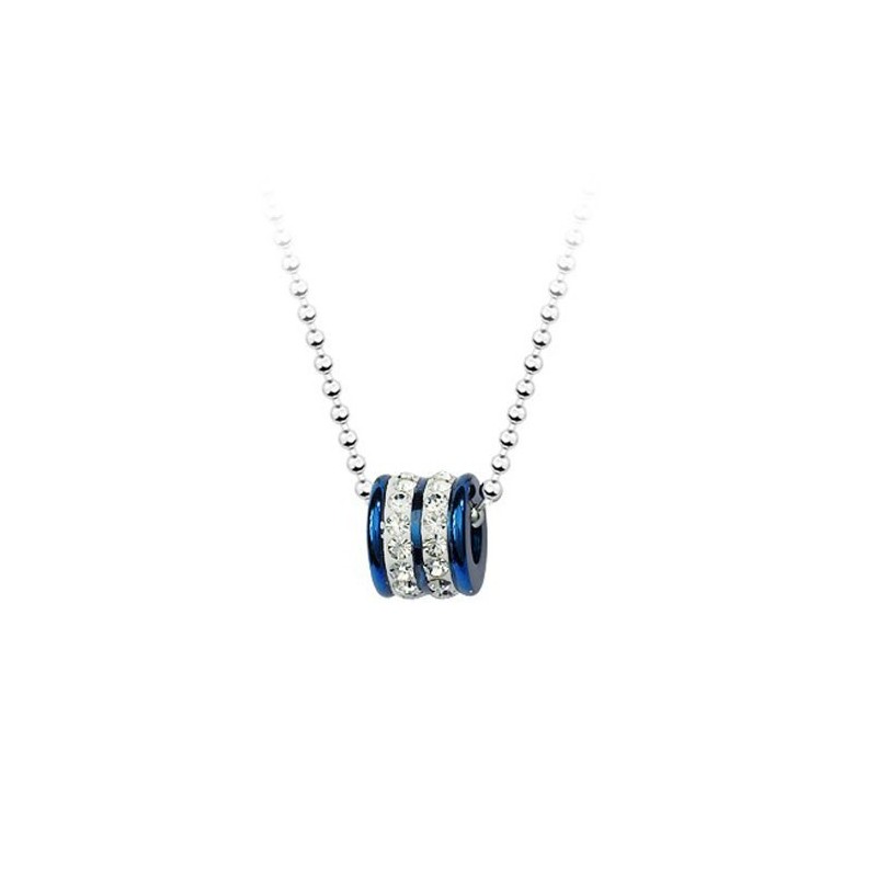 Modischer Ringförmiger Titan-Anhänger Für Herren – Kostenlose Kette Modischer Ringförmiger Titan-Anhänger Für Herren – Kostenlose Kette