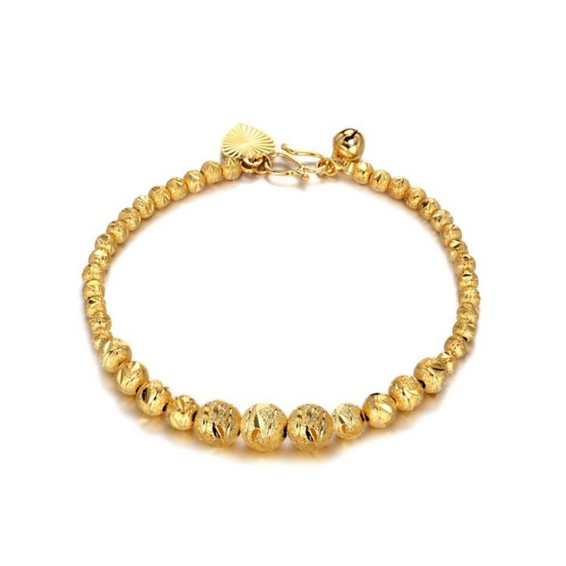 Hochwertiges Damenarmband In Kugelform, 18 Karat Vergoldet Hochwertiges Damenarmband In Kugelform, 18 Karat Vergoldet