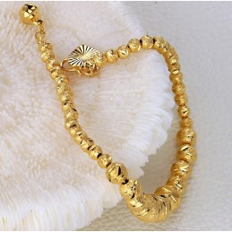 Hochwertiges Damenarmband In Kugelform, 18 Karat Vergoldet