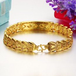 Qualität Und Quantität Garantiert: Klassisches Damenarmband Mit 18 Karat Goldbeschichtung