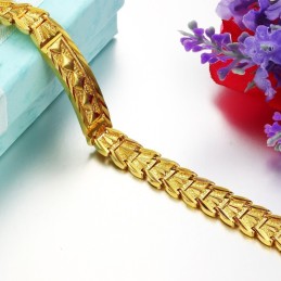 Qualität Und Quantität Garantiert: Klassisches Damenarmband Mit 18 Karat Goldbeschichtung