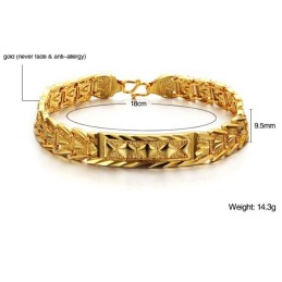 Qualität Und Quantität Garantiert: Klassisches Damenarmband Mit 18 Karat Goldbeschichtung