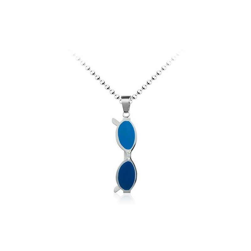 Modischer Titan-Anhänger In Sonnenbrillenform Für Herren – Kostenlose Kette Modischer Titan-Anhänger In Sonnenbrillenform Für Herren – Kostenlose Kette