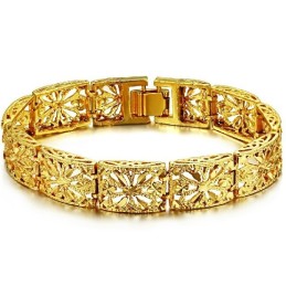 Qualität Und Quantität Gesichert Weibliches Hohles 18K Vergoldetes Armband