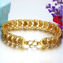 Einfach Zu Verwendendes, 18 Karat Vergoldetes Damen-Sweetheart-Armband