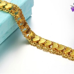 Einfach Zu Verwendendes, 18 Karat Vergoldetes Damen-Sweetheart-Armband