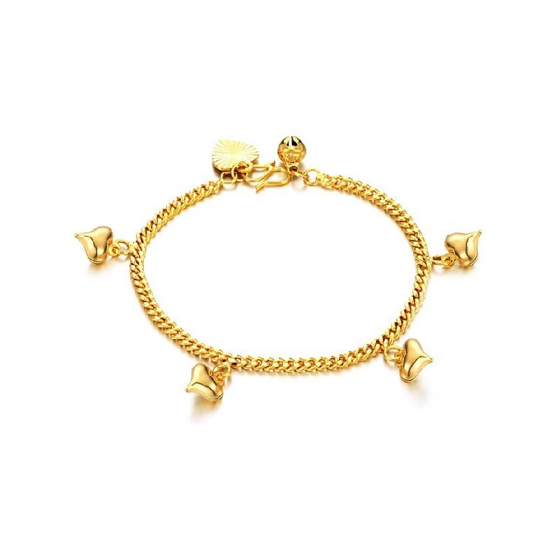 Reliable Reputation Damen-Armband „Sweetheart“ 18 Karat Vergoldet Mit Glöckchen Reliable Reputation Damen-Armband „Sweetheart“ 18 Karat Vergoldet Mit Glöckchen