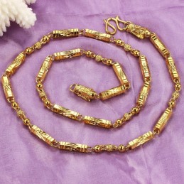 Qualität Und Quantität Garantiert – 18 Karat Vergoldete Halskette Für Damen