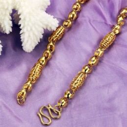 Weltweit Bekannte, Hohle Halskette Für Damen, 18 Karat Vergoldet
