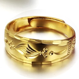 Zuverlässiger Ruf Weiblicher Prägnanter 18 Karat Vergoldeter Ring