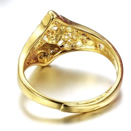 Die Königin Der Qualität – Klassischer Damenring Mit 18 Karat Vergoldung
