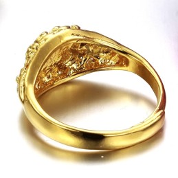 Qualität Und Quantität Garantiert: Klassischer Damenring Mit 18 Karat Goldbeschichtung