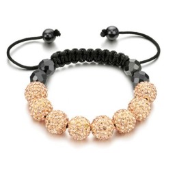 Hochwertiges Damenarmband In Kugelform Mit Kristallen