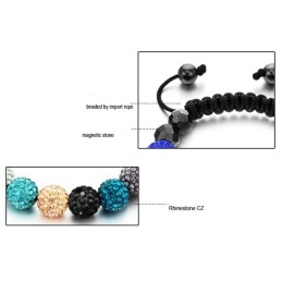 Hochwertiges Damenarmband In Kugelform Mit Kristallen