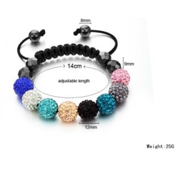Hochwertiges Damenarmband In Kugelform Mit Kristallen