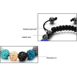 Zuverlässiges Performance-Armband Mit Kristallen In Kugelform Für Damen