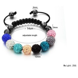 Zuverlässiges Performance-Armband Mit Kristallen In Kugelform Für Damen