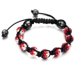Hochwertiges Damenarmband In Kugelform Mit Kristallen