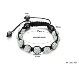 Hochwertiges Damenarmband In Kugelform Mit Kristallen