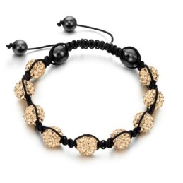 Einfach Zu Verwendendes Weibliches Kugel-Kristallarmband