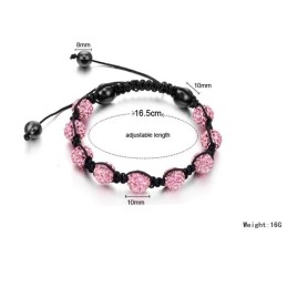 Einfach Zu Verwendendes Weibliches Kugel-Kristallarmband
