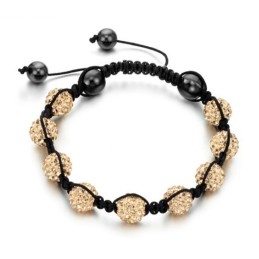 Stabiles Qualitäts-Armband Aus Kristall In Kugelform Für Damen