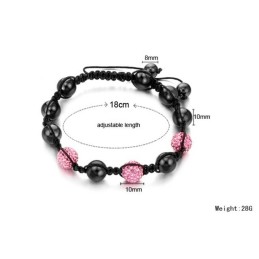 Zuverlässiges Weibliches Kugelform-Kristallarmband