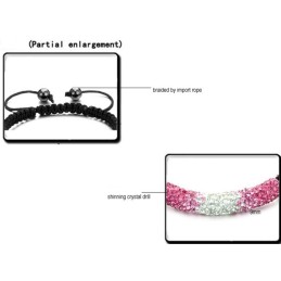 Langlebiges, Weibliches Armband In Kugelform Mit Kristallen