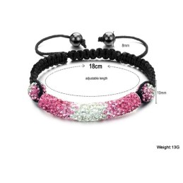 Langlebiges, Weibliches Armband In Kugelform Mit Kristallen