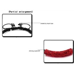 Stabiles Qualitäts-Armband Aus Kristall In Kugelform Für Damen