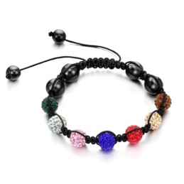 Komplett In Spezifikationen Weibliches Kugelförmiges Kristallarmband