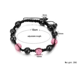 Zuverlässiges Weibliches Kugelform-Kristallarmband