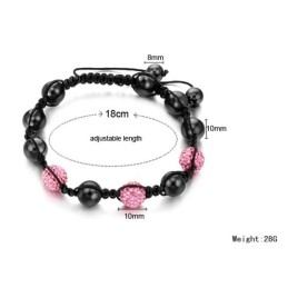Qualität Und Quantität Gesichert Weibliche Kugelform Kristall Armband