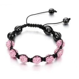 Langlebiges, Weibliches Armband In Kugelform Mit Kristallen