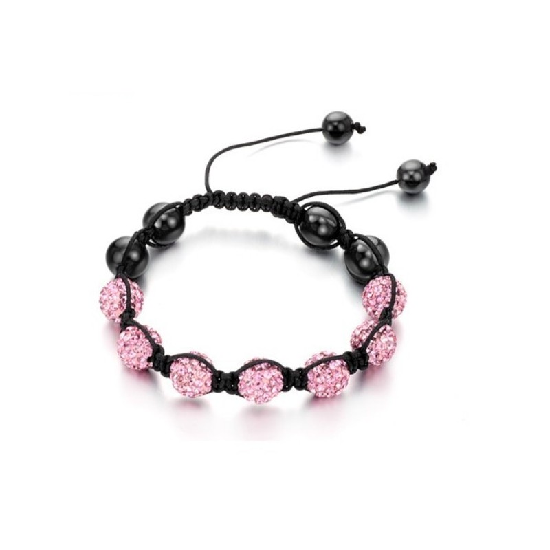 Langlebiges, Weibliches Armband In Kugelform Mit Kristallen Langlebiges, Weibliches Armband In Kugelform Mit Kristallen