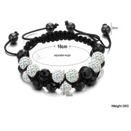 Hochwertiges Damenarmband In Kugelform Mit Kristallen