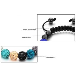 Stabiles Qualitäts-Armband Aus Kristall In Kugelform Für Damen