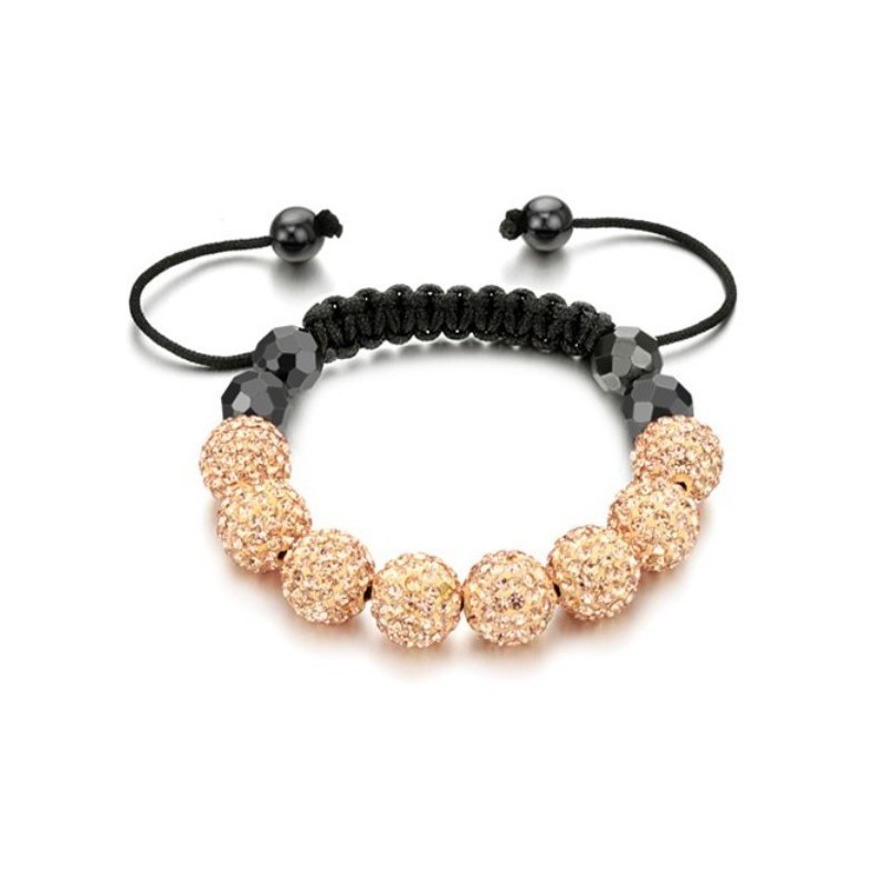 Einfach Zu Verwendendes Weibliches Kugel-Kristallarmband Einfach Zu Verwendendes Weibliches Kugel-Kristallarmband