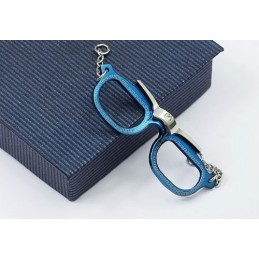 Beliebter Titan-Anhänger In Brillenform Für Herren – Kostenlose Kette