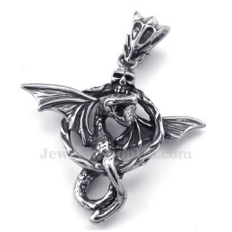 Exquisite Halskette Mit Flugsaurier-Anhänger Aus Titan (Kostenlose Kette)