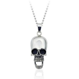 Neuer Herren-Anhänger Mit Menschlichem Totenkopf Aus Titan – Inklusive Kette