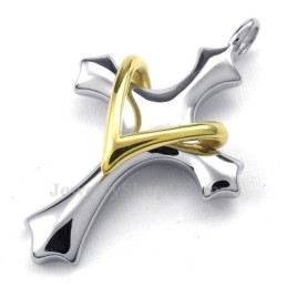 Halskette Mit Titan-Anhänger „Love And Heart“ (Kostenlose Kette)